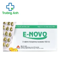 E-Novo 400IU CPC1HN -Thuốc điều trị thiếu vitamin E, chống oxy hóa