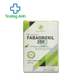 Fabadroxil 250mg Pharbaco (lọ bột) - Thuốc trị nhiễm khuẩn nhẹ