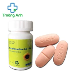 Fexofenadine 60 - HV USP (lọ)- Thuốc trị viêm mũi dị ứng hiệu quả