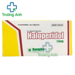 Haloperidol 1,5mg Danapha (vỉ) - Thuốc điều trị rối loạn tâm thần hiệu quả