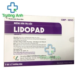 Lidopad  VCP - Miếng dán gây tê tại chỗ hiệu quả