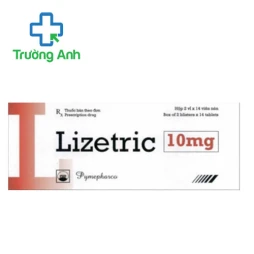 Lizetric 10mg Pymepharco - Thuốc trị tăng huyết áp dạng uống