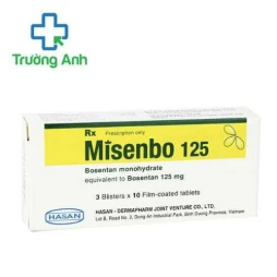 Misenbo 125 Hasan - Dermapharm - Giúp điều trị tăng huyết áp động mạch phổi