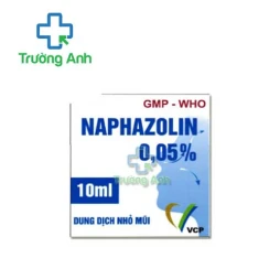 Naphazolin 0,05% 10ml VCP - Thuốc điều trị viêm mũi hiệu quả