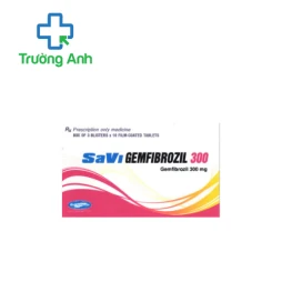 SaVi Gemfibrozil 300 - Thuốc điều trị tăng lipoprotein huyết