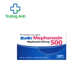 SaVi Mephenesin 500 - Thuốc điều trị co thắt cơ hiệu quả
