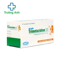SaVi Trimetazidine 20 - Thuốc điều trị đau thắt ngực hiệu quả