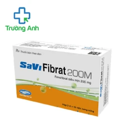 SaViFibrat 200M Savi - Thuốc điều trị rối loạn lipoprotein huyết