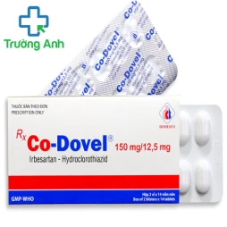 Co-Dovel 150mg/12,5mg Domesco - Thuốc trị tăng huyết áp