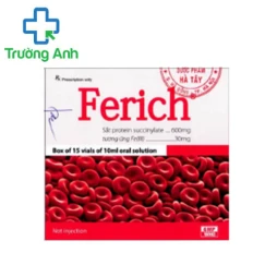 Hỗn dịch sắt hữu cơ Ferich Hataphar - Hỗ trợ điều trị thiếu máu