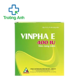 Vinpha E 400UI Vinphaco - Thuốc điều trị thiếu hụt vitamin E