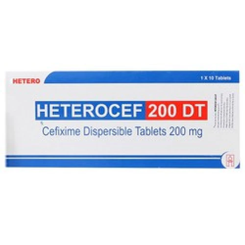 Heterocef 200 DT - Thuốc trị nhiễm khuẩn hiệu quả của Hetero