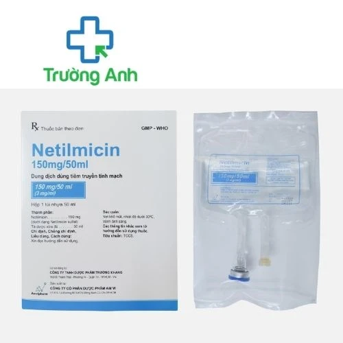 Netilmicin 150mg/50 ml - Thuốc điều trị nhiễm khuẩn của Amvipharm