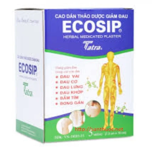 Ecosip Thảo dược - Miếng dán giảm đau hiệu quả