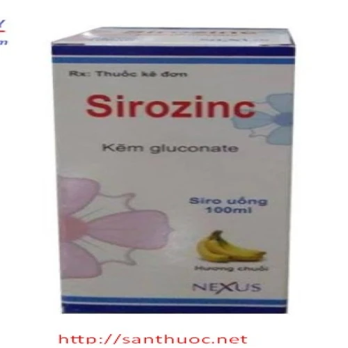 Sirozinc - Thực phẩm chức năng giúp bổ sung kẽm cho cơ thể hiệu quả