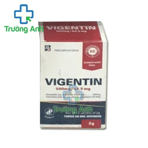 Vigentin 500/62,5 Pharbaco (bột) - Thuốc điều trị nhiễm khuẩn hiệu quả