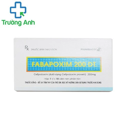 Fabapoxim 200DT Pharbaco - Thuốc điều trị nhiễm khuẩn hiệu quả