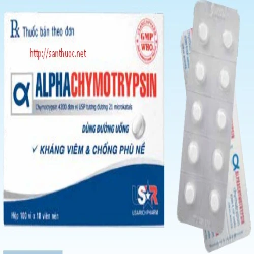 Alpha Chymotrypsin - Thuốc kháng viêm, chống phù nề