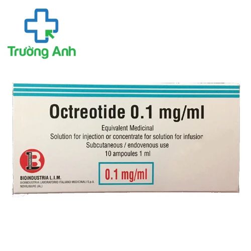 Octreotide 0,1mg/ml Bioindustria - Thuốc trị khối u hệ nội tiết