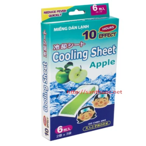 Cooling sheet  - Miếng dán hạ nhiệt hiệu quả