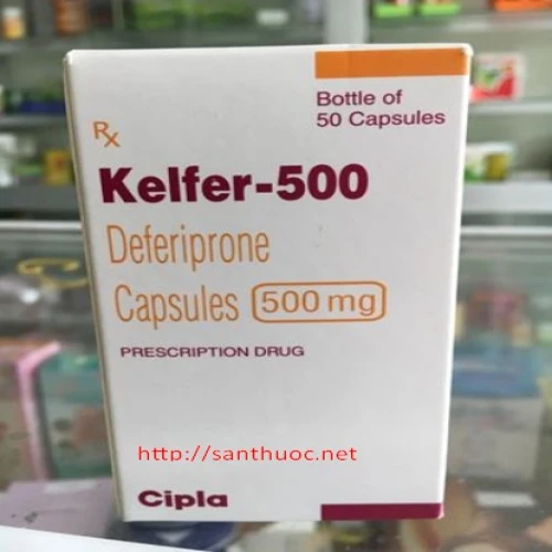Kelfer 500mg - Thuốc thải sắt của Cipla