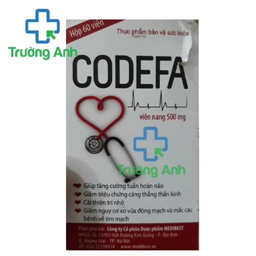 Codefa - Thực phẩm tăng cường sức khỏe tim mạch hiệu quả