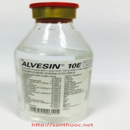 Alvesin 10E 500ml - Dung dịch truyền hiệu quả
