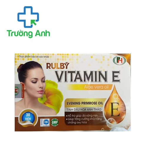 Rulby vitamin E - Hỗ trợ làm đẹp da, giảm sạm nám da