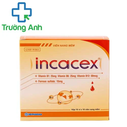 INCACEX - Bổ sung vitamin và kháng chất cho cơ thể