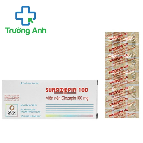 Sunsizopin 100mg - Thuốc điều trị tâm thần phân liệt của Ấn Độ