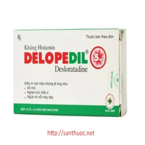 Delopedil Tab.5mg - Thuốc điều trị viêm mũi dị ứng hiệu quả