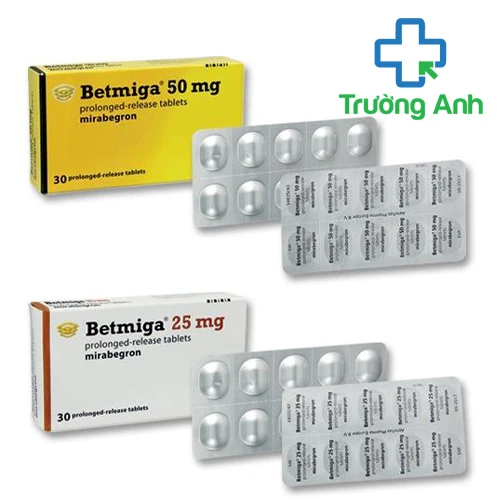 Betmiga 25mg/50mg-Điều trị tiểu không tự chủ của Astellas Pharma