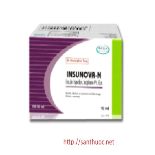 Insunova N 100IU/1ml Inj.10ml - Thuốc điều trị bệnh tiểu đường hiệu quả