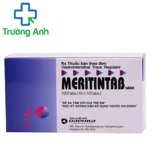 Meritintab - Thuốc trị viêm loét dạ dày, tá tràng của Hàn Quốc