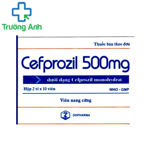 Cefprozil 500mg Dopharma (viên nang) - Thuốc điều trị nhiễm khuẩn