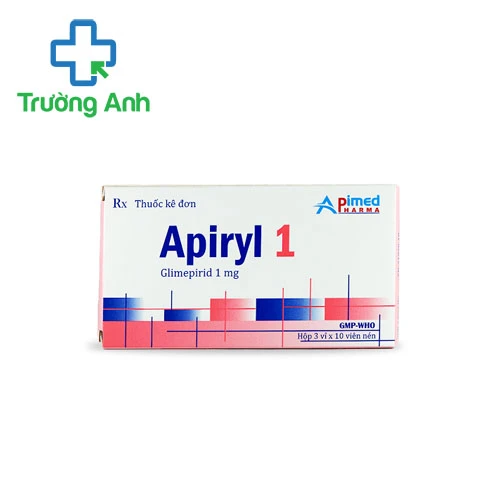 Apiryl 1 - Thuốc điều trị đái tháo đường type 2 của Apimed 