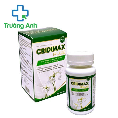 Cridimax Plus - Giúp tăng cường sức đề kháng cơ thể hiệu quả