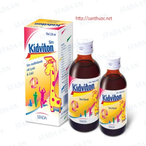 Kidviton siro 120 ml - Thuốc bổ cho trẻ em và thanh thiếu niên hiệu quả