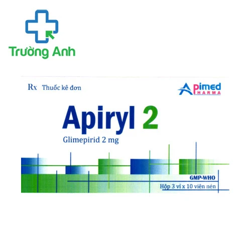 Apiryl 2 - Thuốc điều trị đái tháo đường type 2 của Apimed