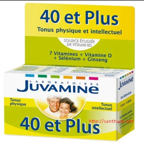 Juvamine 40 et plus - Giúp bổ sung các vitamin cho cơ thể hiệu quả của Pháp