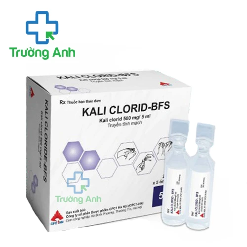 KALI CLORID BFS - Thuốc bổ sung kali cho cơ thể của dược phẩm CPC1