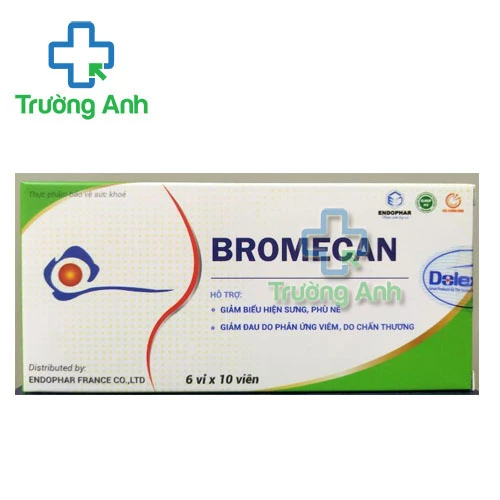 Bromecan Dolexphar - Thuốc điều trị phù nề, viêm hiệu quả