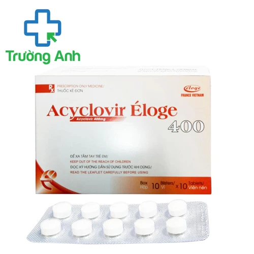 Acyclovir Éloge 400 - Thuốc điều trị thủy đậu, zona của Éloge
