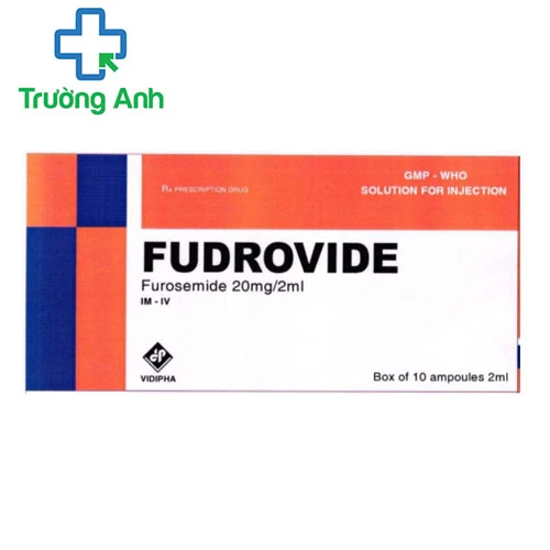 Fudrovide 20mg/2ml Vidipha - Thuốc điều trị phù phổi, tim, gan