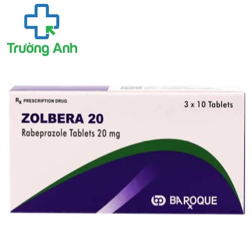 ZOLBERA 20 - Thuốc điều trị viêm loét dạ dày tá tràng của Baroque