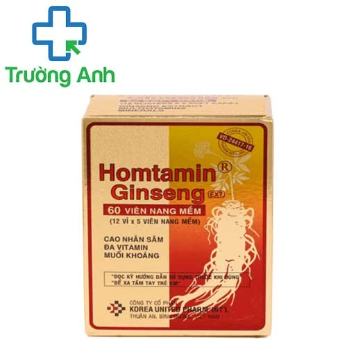 Homtamin Ginseng - Bổ sung vitamin và khoáng chất của Hàn Quốc