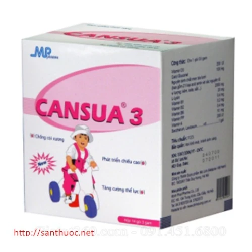 Cansua 3 + Cap - Giúp bổ sung vitamin và khoáng chất hiệu quả