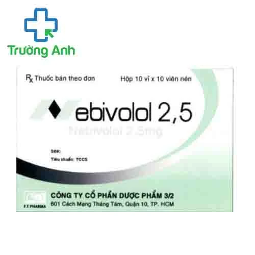 Nebivolol 2,5 - Thuốc điều trị tăng huyết áp của F.T.PHARMA
