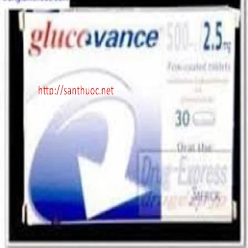 Glucovance Tab.500/2.5 - Thuốc điều trị bệnh đái tháo đường hiệu quả