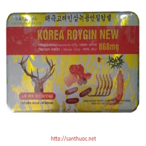 Korea Roygin New 868mg - Giúp tăng cường sức khỏe hiệu quả